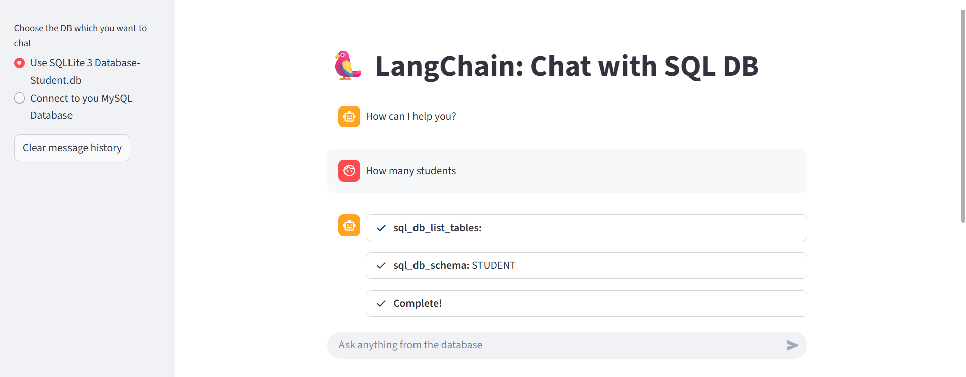 Natural Language Query Processing
